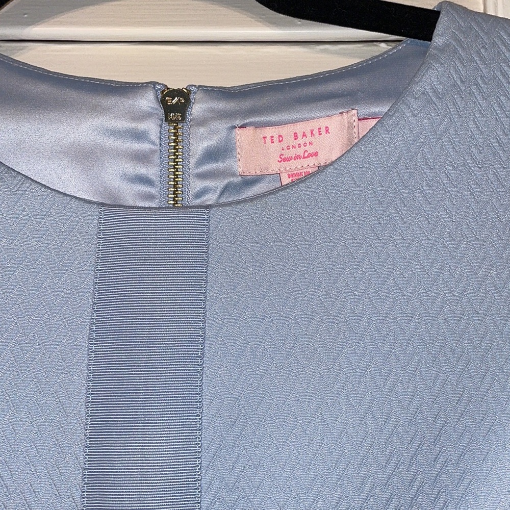 Ted Baker Pale Blue Bow Dress - Picture 2 of 11